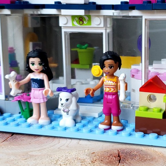 LEGO Friends #41007 ' HEARTLAKE Pet Salon ' EUC Discontinued Complete Set - Picture 4 of 11